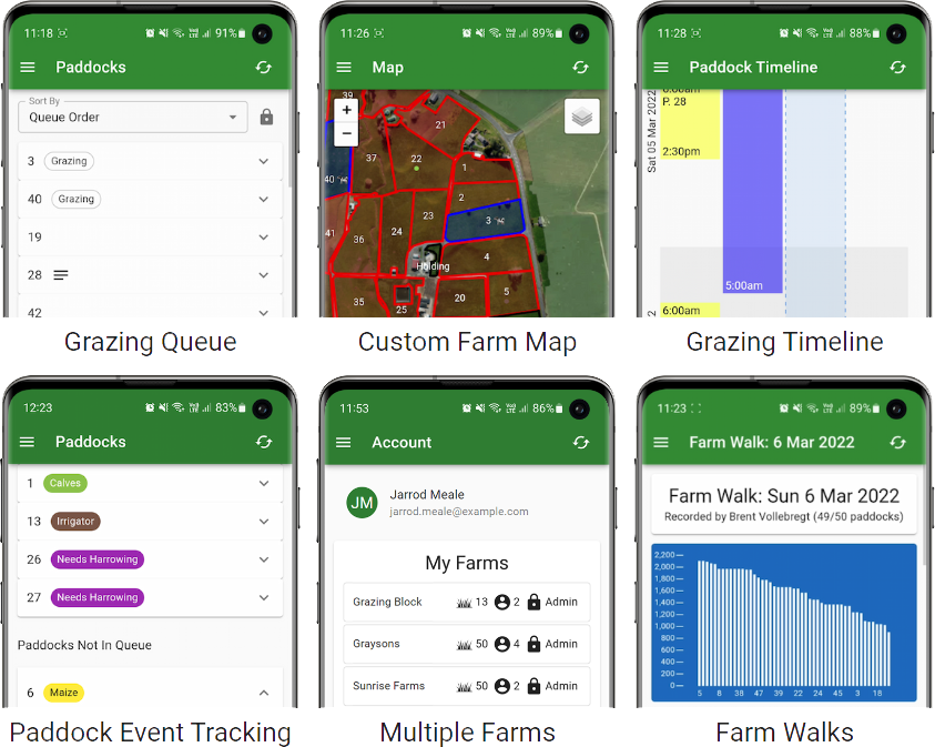 Paddock Grazing Planner feature demo